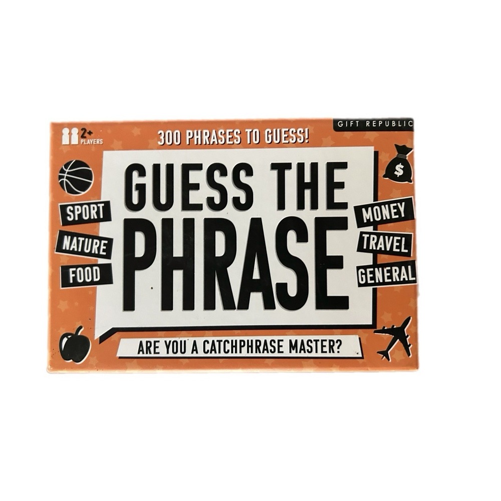 Gift Republic Guess The Phrase Board Game Complete 300 Phrases Family Party Game - Picture 2 of 9
